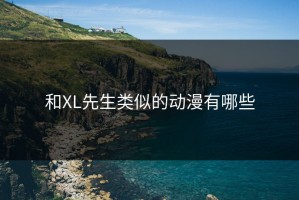 和XL先生类似的动漫有哪些