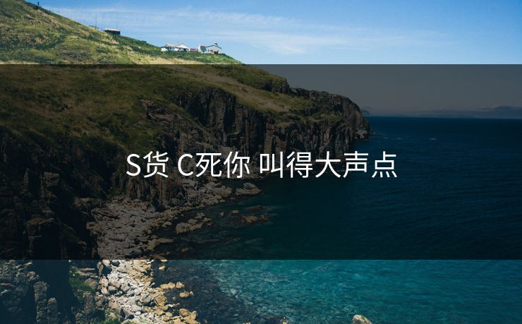 S货 C死你 叫得大声点